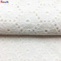 Jacquard Fabric Clothing Fabric textile 100% Eyelet Cotton